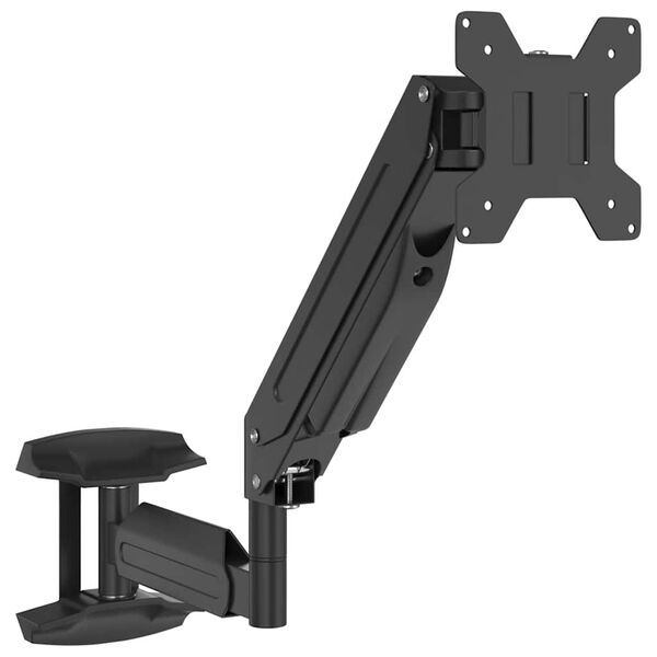 vidaXL Monitor Wall Mount for Max 27 Inch Screen Gas Spring 22.0 lb