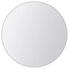 vidaXL Mirror Tile Set of 16 Transparent Glass 5.9 in diameter
