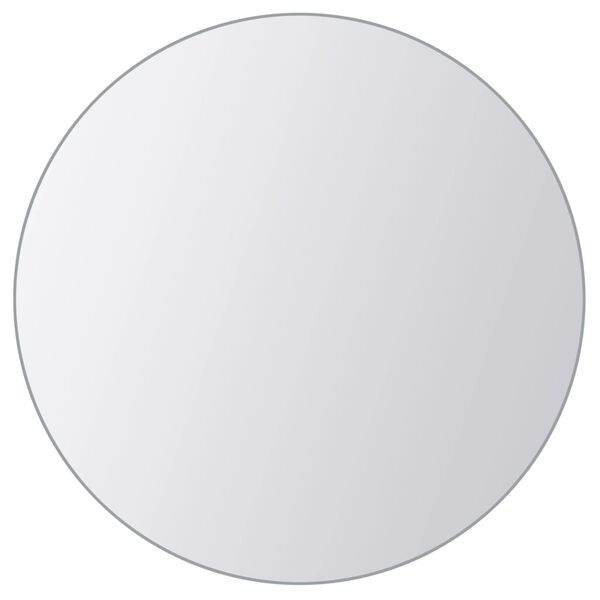 vidaXL Mirror Tile Set of 16 Transparent Glass 5.9 in diameter