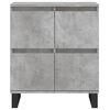 vidaXL Sideboard Concrete grey Engineered wood Medium Sideboard
