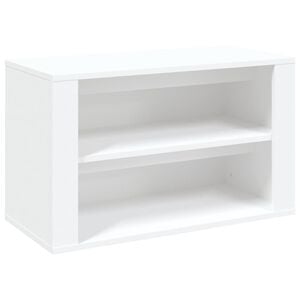 vidaXL Shoe Rack White Engineered Wood Standard Shoe Rack Rectangular