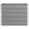vidaXL Planter Light Grey 100 x 100 x 75 cm Steel