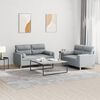 vidaXL Sofa Set Light grey