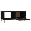 vidaXL Coffee Table Black Engineered wood Medium Coffee Table