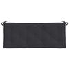 vidaXL Garden Bench Cushion Set of 2 Black Oxford fabric (100% polyester)