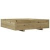 vidaXL Garden Planter Natural Wood Treated Pine Wood Tough