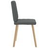 vidaXL Dining Chair Set of 4 Dark grey