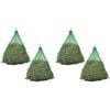 vidaXL Hay Net Set of 4 Green 100% Polypropylene 29.5x19.7 in Hay Net