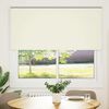vidaXL Roller Blind Off white 100% Polyester, Aluminum top rail 61x68.9 in