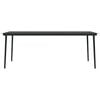 vidaXL Garden Dining Set Black