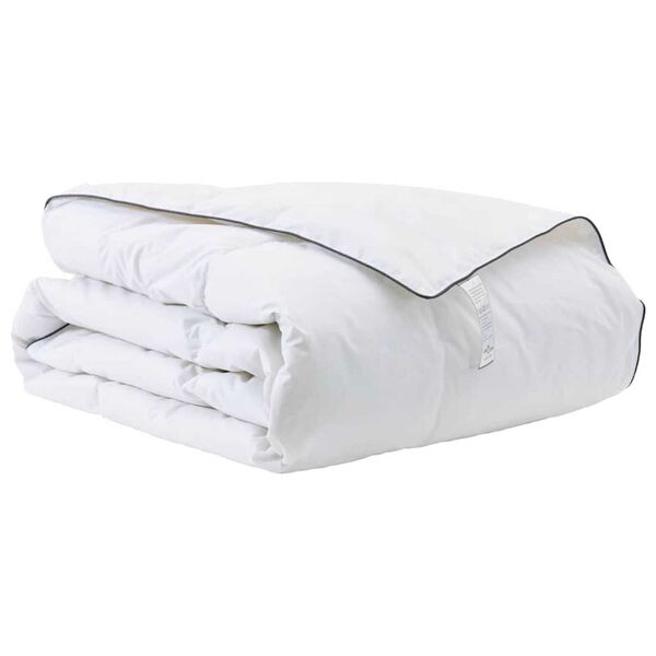 vidaXL Winter Duvet White 53.15 x 86.61 in Feather