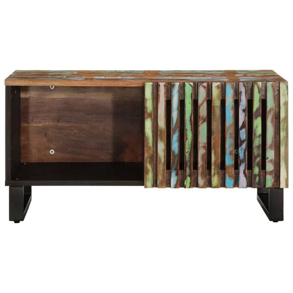 vidaXL Coffee Table Reclaimed wood finish Solid Acacia wood