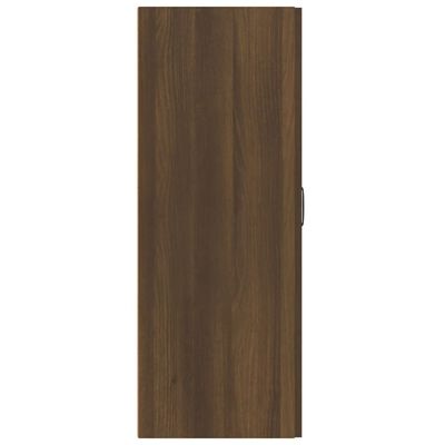 vidaXL Hanging Cabinet Brown Oak 27.4"x13.4"x35.4" Engineered Wood