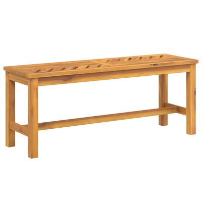 vidaXL Patio Bench 43.3" Solid Wood Acacia