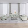 vidaXL Sofa Set Light grey