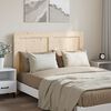 vidaXL Headboard Natural Wood Solid Pine Wood Double Durable Headboard