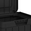 vidaXL Outdoor Garbage Bin Anthracite 15"x15"x25.6" PP