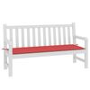 vidaXL Garden Bench Cushion Red Oxford fabric (100% polyester)