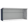 vidaXL Garden Shed Anthracite Galvanized steel, metal Large Garden Shed