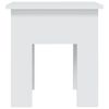 vidaXL Coffee Table White Engineered Wood Compact Durable Coffee Table