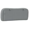 vidaXL Headboard Cushion Light Gray Fabric (100% polyester)