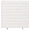 vidaXL Garden Planter White Solid pine wood Medium Planters