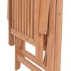 vidaXL Garden Chair Set of 6 Teak Solid teak wood Foldable