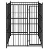 vidaXL Outdoor Dog Kennel 59.1"x59.1"x72.8"
