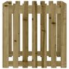 vidaXL Garden Planter Natural Brown Pressure treated pine wood Medium