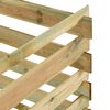 vidaXL Composter Green Treated Pinewood Large Durable Composter