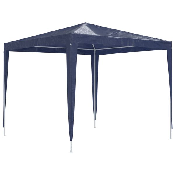 vidaXL Party Tent Blue Polyethylene, Iron Large UV-resistant materials