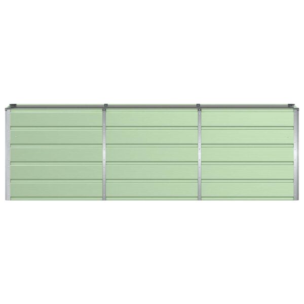 vidaXL Planter Green 160 x 40 x 75 cm Steel