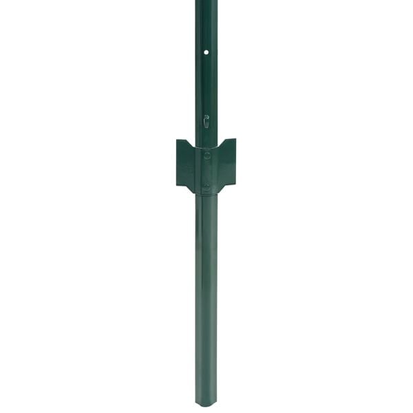 vidaXL Euro Fence Steel 65.6x2.6' Green