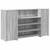 vidaXL Reception Desk Grey Sonoma Engineered wood Large Reception Desk
