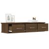 vidaXL Wall Cabinet Brown Oak Engineered Wood Medium Wall Cabinet