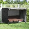 vidaXL Outdoor Swing Cover 86.61 x 49.21 x 66.93 in 420D Oxford Fabric