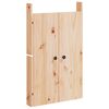 vidaXL Outdoor Kitchen Door Set of 2 Natural Pine Solid Pine Wood