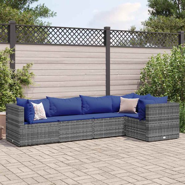 vidaXL Patio Lounge Set Grey