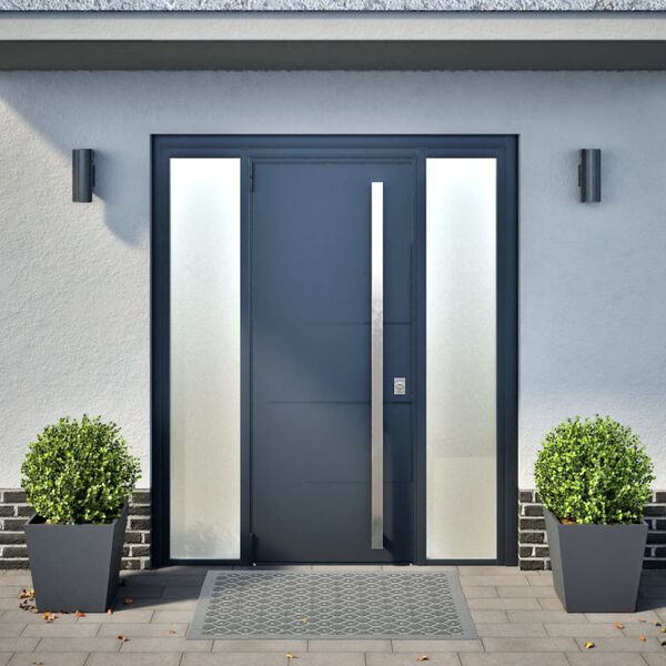 vidaXL Garden Planter Set of 2 Anthracite Cold-rolled steel