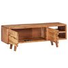 vidaXL TV Cabinet Natural wood Solid acacia wood Standard TV Cabinet