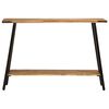 vidaXL Console Table 43.3"x11.8"x29.5" Solid Wood Mango