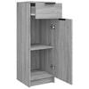 vidaXL Bathroom Cabinet Grey Sonoma Engineered Wood Bathroom Cabinet