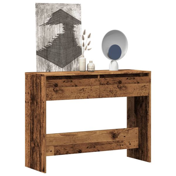 vidaXL Console Table Old wood Engineered wood Medium Console Table