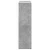 vidaXL Room Divider Bookcase Concrete Grey Engineered Wood Medium