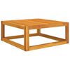 vidaXL Coffee Table Brown Solid Acacia wood Medium Durable