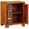 vidaXL Sideboard Multicolor Solid acacia wood Medium Sideboard
