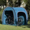 vidaXL Bike Storage Tent with Roof Blue 218 x 156 x 180 cm