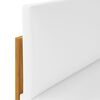 vidaXL Garden Lounge Set Cream White Solid acacia wood Medium Modular