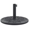 vidaXL Parasol Base Black PE (Polyethylene) and concrete 26.5 lbs