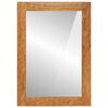 vidaXL Bathroom Mirror Brown Solid Acacia wood, Glass Medium